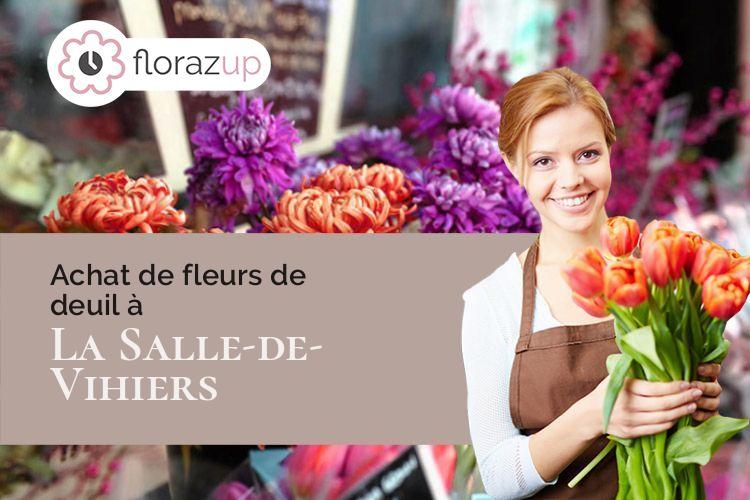 compositions florales pour un décès à La Salle-de-Vihiers (Maine-et-Loire/49310)