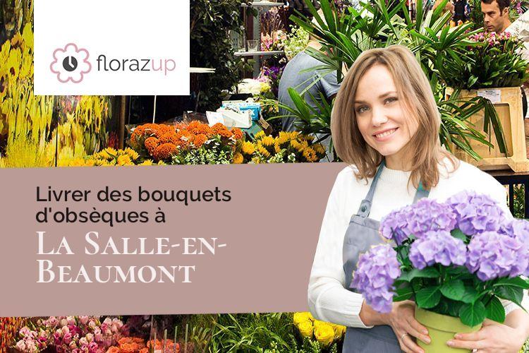 bouquets de fleurs pour des obsèques à La Salle-en-Beaumont (Isère/38350)
