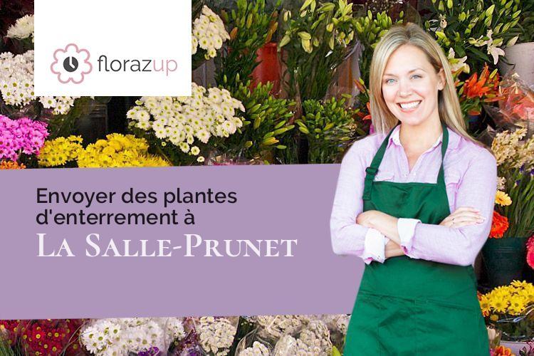couronnes florales pour une crémation à La Salle-Prunet (Lozère/48400)