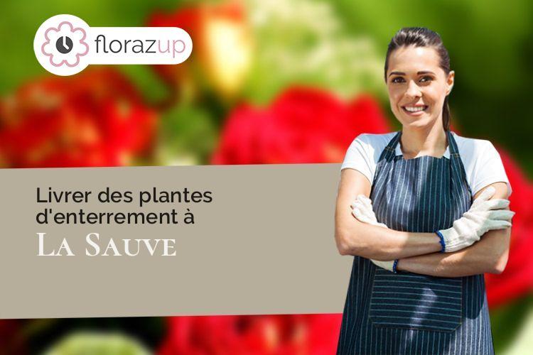 gerbes de fleurs pour un enterrement à La Sauve (Gironde/33670)