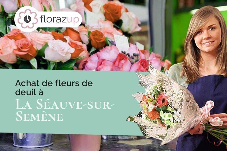 couronnes de fleurs pour une crémation à La Séauve-sur-Semène (Haute-Loire/43140)
