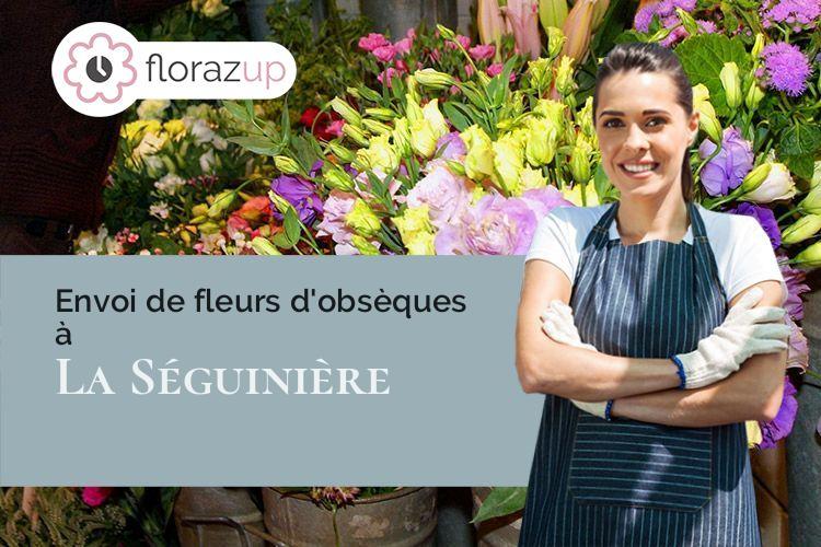 couronnes florales pour un décès à La Séguinière (Maine-et-Loire/49280)