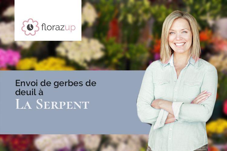 compositions florales pour un deuil à La Serpent (Aude/11190)