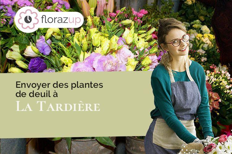 coeur de fleurs pour un deuil à La Tardière (Vendée/85120)