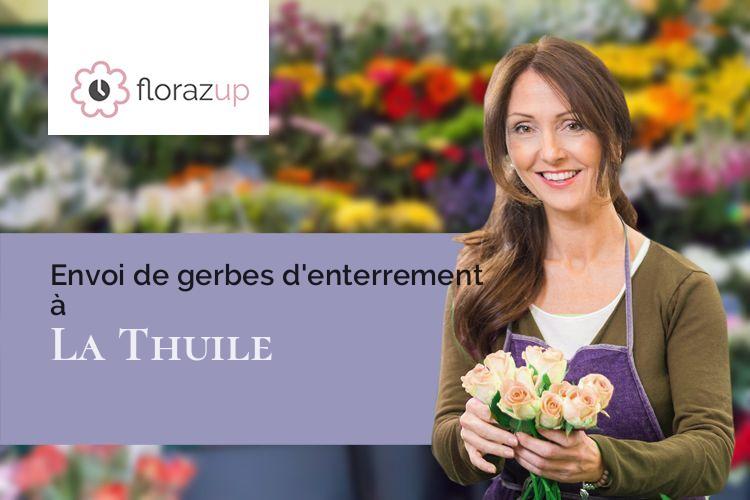 gerbes de fleurs pour des funérailles à La Thuile (Savoie/73190)