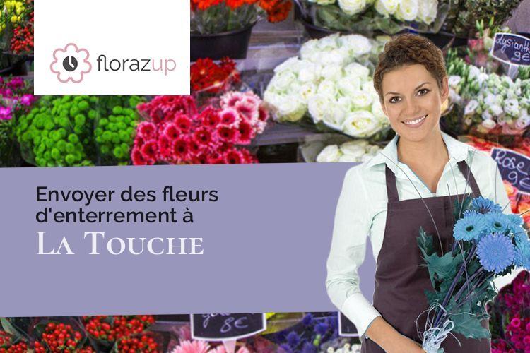 fleurs deuil pour des funérailles à La Touche (Drôme/26160)