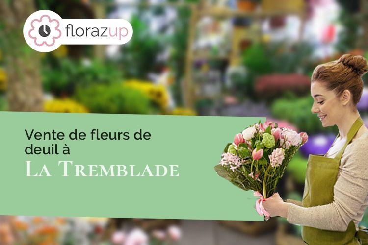 créations florales pour un décès à La Tremblade (Charente-Maritime/17390)