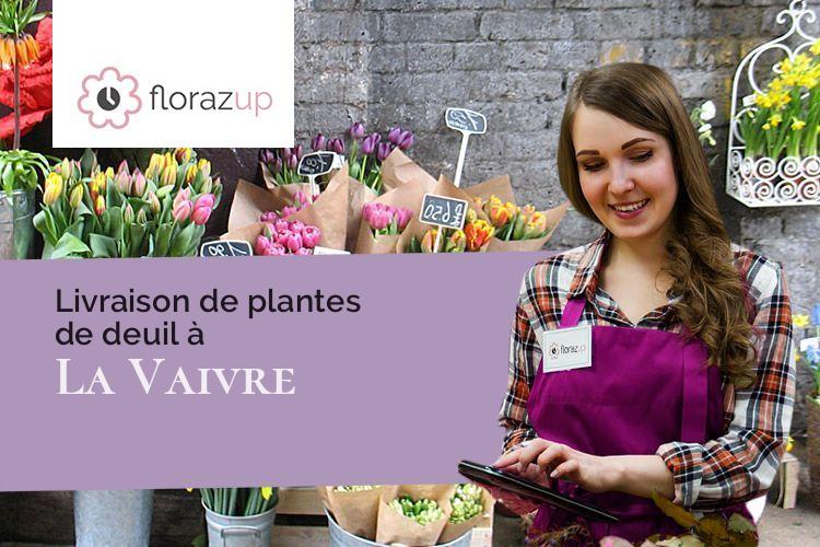 créations florales pour un deuil à La Vaivre (Haute-Saône/70320)