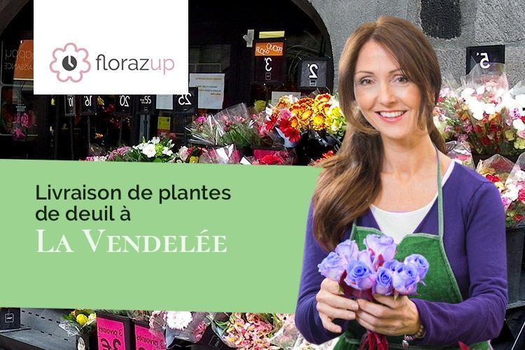 gerbes de fleurs pour une crémation à La Vendelée (Manche/50200)