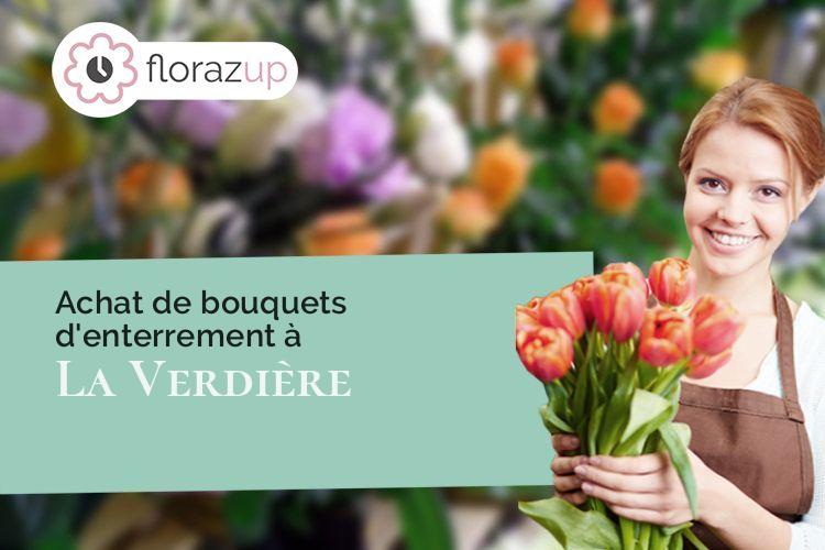 coeur de fleurs pour un deuil à La Verdière (Var/83560)