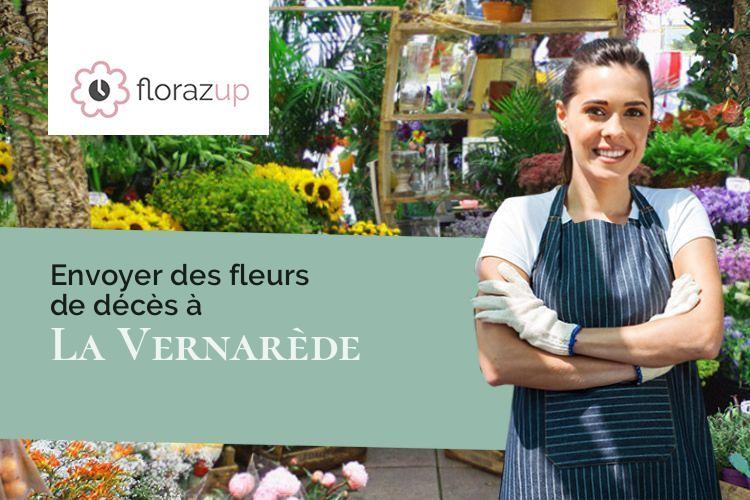 créations florales pour un deuil à La Vernarède (Gard/30530)