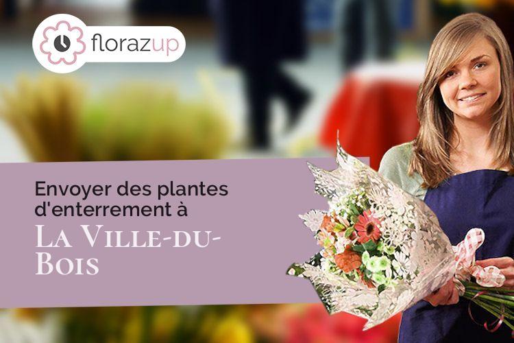 coeur de fleurs pour une crémation à La Ville-du-Bois (Essonne/91620)