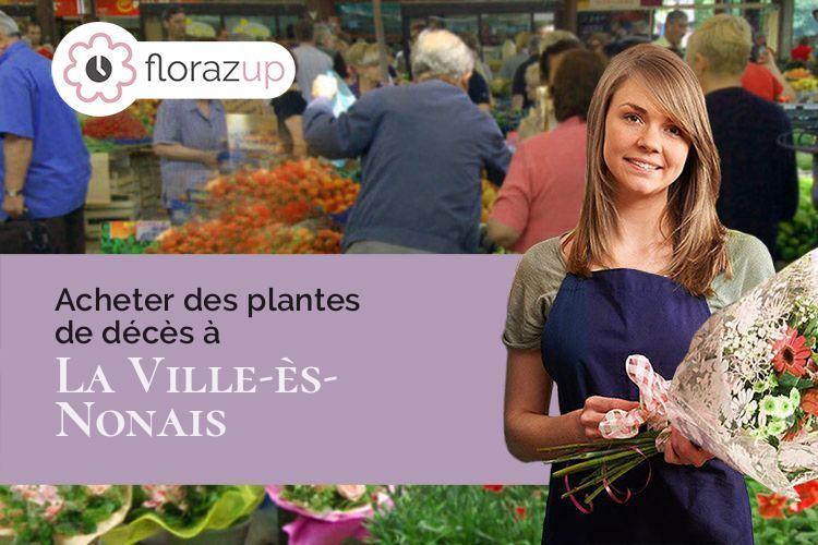 coupes de fleurs pour des obsèques à La Ville-ès-Nonais (Ille-et-Vilaine/35430)