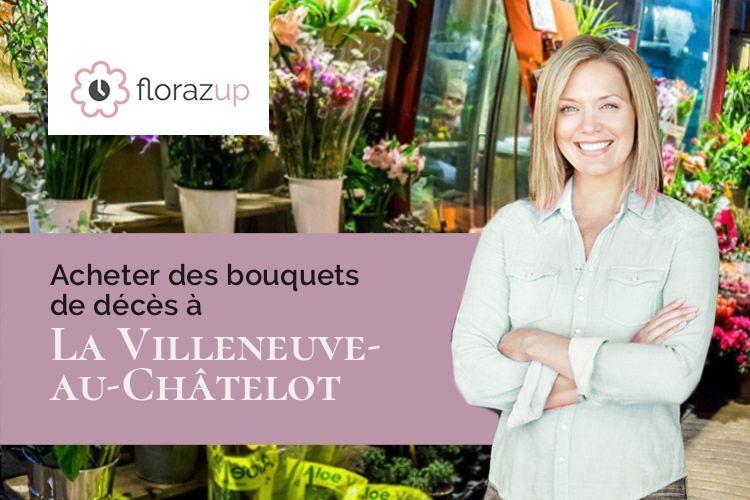 gerbes de fleurs pour un décès à La Villeneuve-au-Châtelot (Aube/10400)