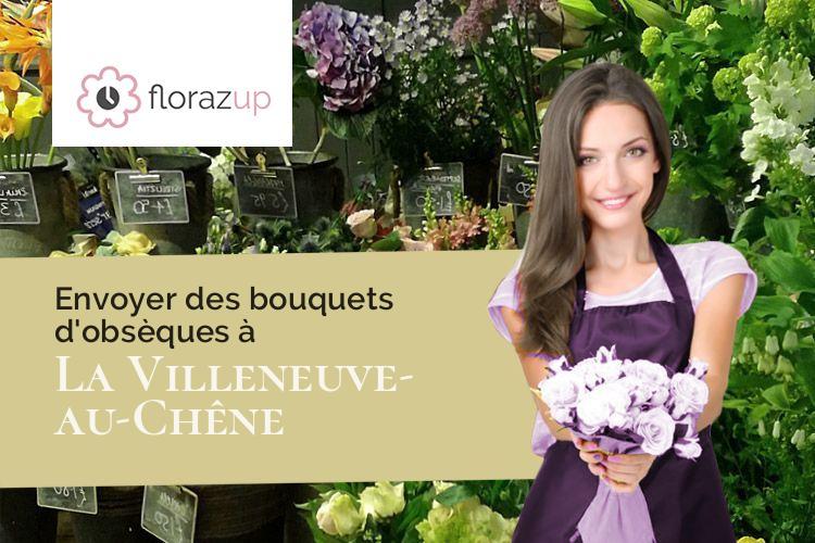 créations de fleurs pour des obsèques à La Villeneuve-au-Chêne (Aube/10140)