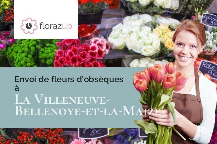 couronnes florales pour une crémation à La Villeneuve-Bellenoye-et-la-Maize (Haute-Saône/70240)