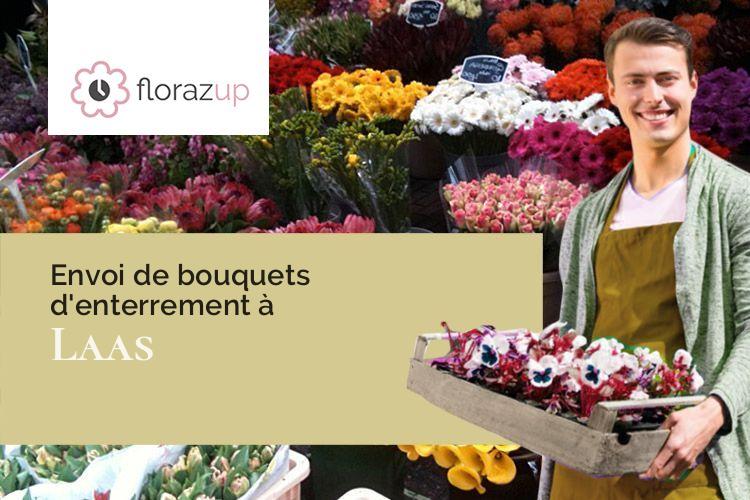 créations de fleurs pour un enterrement à Laas (Pyrénées-Atlantiques/64390)