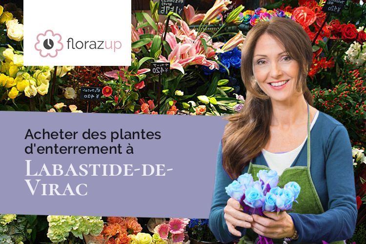 créations florales pour des funérailles à Labastide-de-Virac (Ardèche/07150)