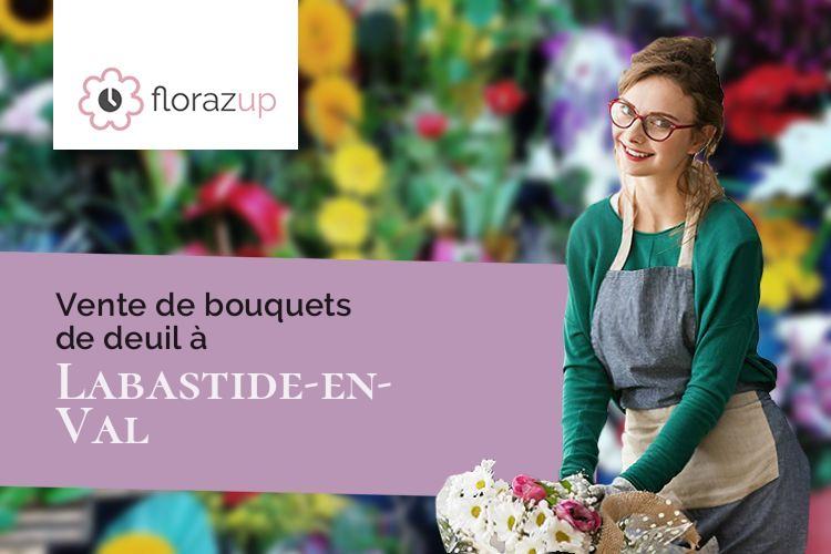 compositions de fleurs pour des obsèques à Labastide-en-Val (Aude/11220)