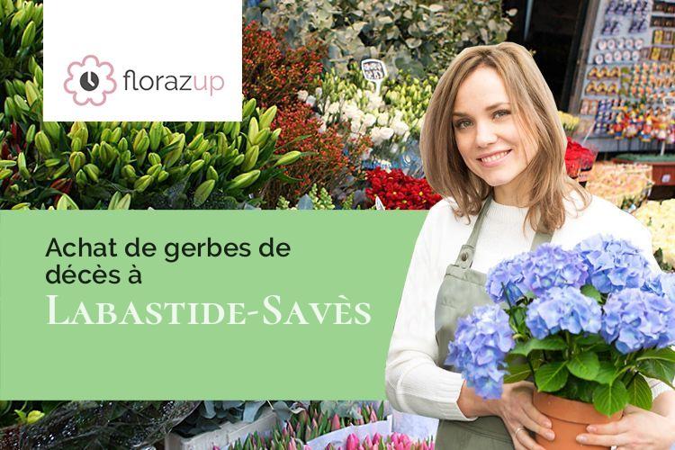 créations de fleurs pour des funérailles à Labastide-Savès (Gers/32130)