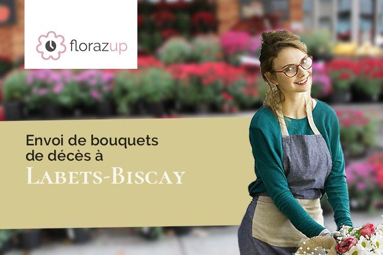 compositions florales pour un deuil à Labets-Biscay (Pyrénées-Atlantiques/64120)