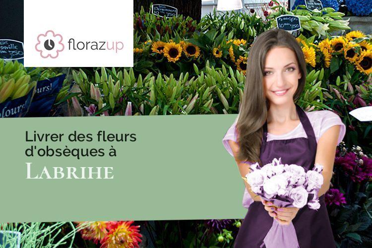 compositions de fleurs pour un décès à Labrihe (Gers/32120)