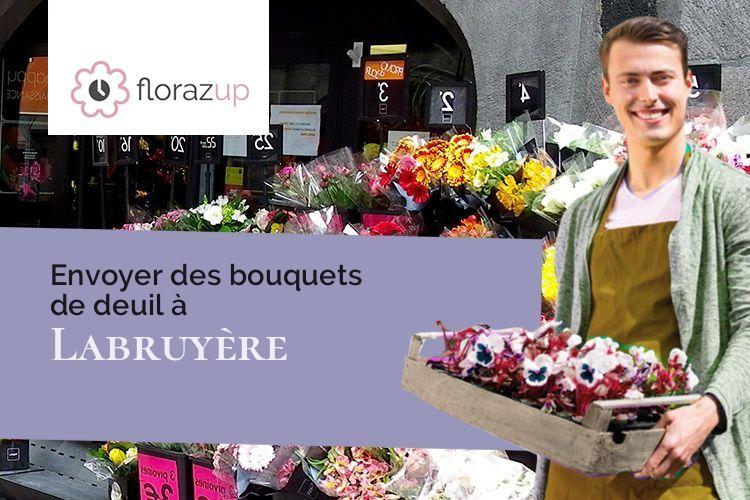 coupes de fleurs pour un décès à Labruyère (Oise/60140)