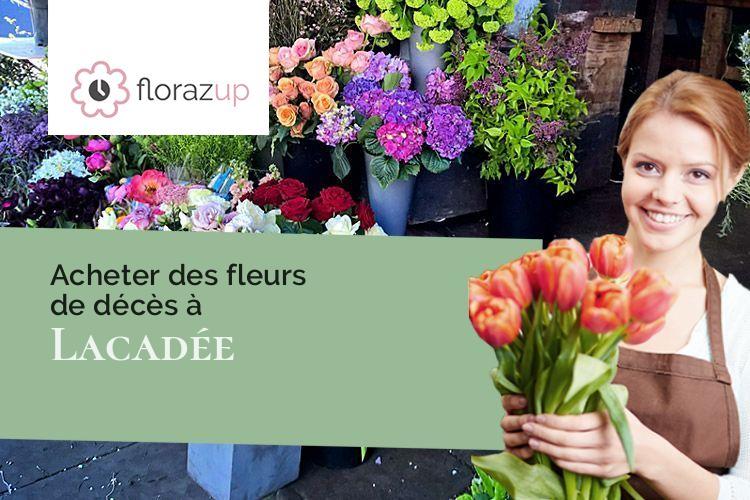 compositions de fleurs pour un enterrement à Lacadée (Pyrénées-Atlantiques/64300)