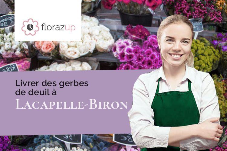 coeurs de fleurs pour une crémation à Lacapelle-Biron (Lot-et-Garonne/47150)