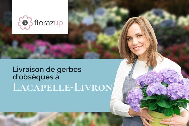 fleurs deuil pour un enterrement à Lacapelle-Livron (Tarn-et-Garonne/82160)