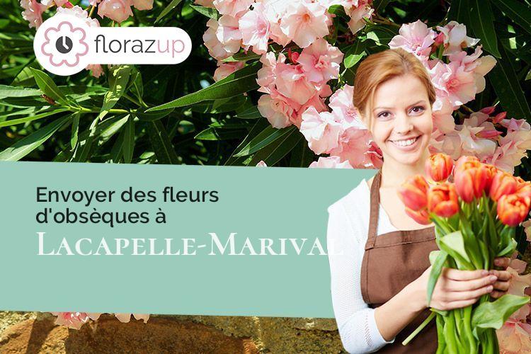 couronnes florales pour un décès à Lacapelle-Marival (Lot/46120)