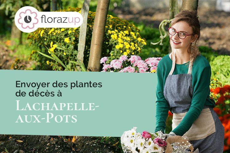 bouquets de fleurs pour des obsèques à Lachapelle-aux-Pots (Oise/60650)