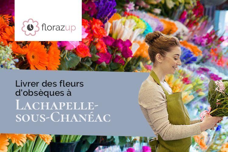 couronnes florales pour des obsèques à Lachapelle-sous-Chanéac (Ardèche/07310)
