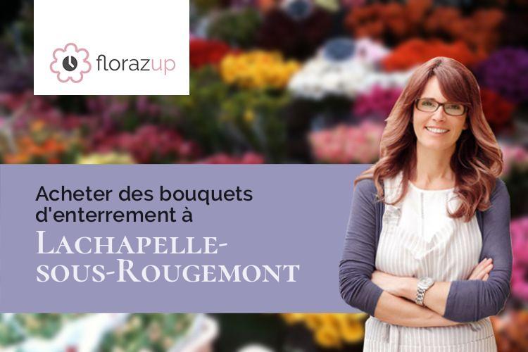 fleurs deuil pour un décès à Lachapelle-sous-Rougemont (Territoire de Belfort/90360)