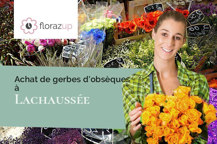coeurs de fleurs pour un décès à Lachaussée (Meuse/55210)