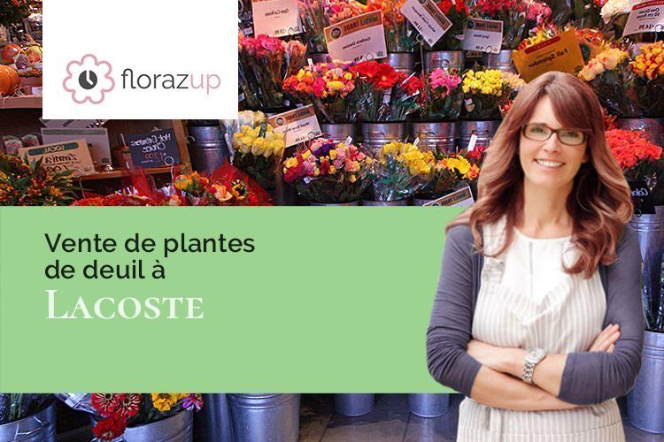 créations florales pour des obsèques à Lacoste (Vaucluse/84480)