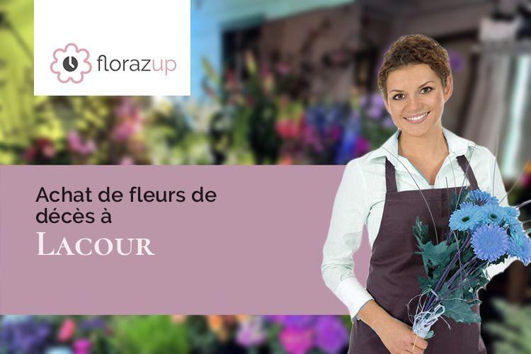 coeurs de fleurs pour une crémation à Lacour (Tarn-et-Garonne/82190)