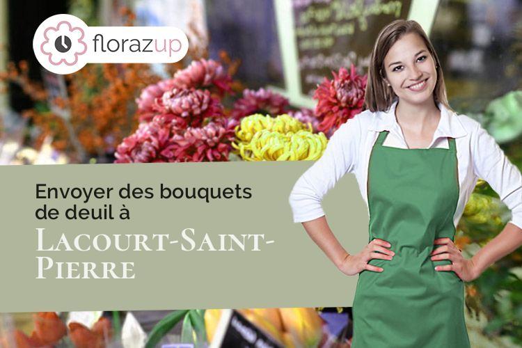 couronnes florales pour une crémation à Lacourt-Saint-Pierre (Tarn-et-Garonne/82290)