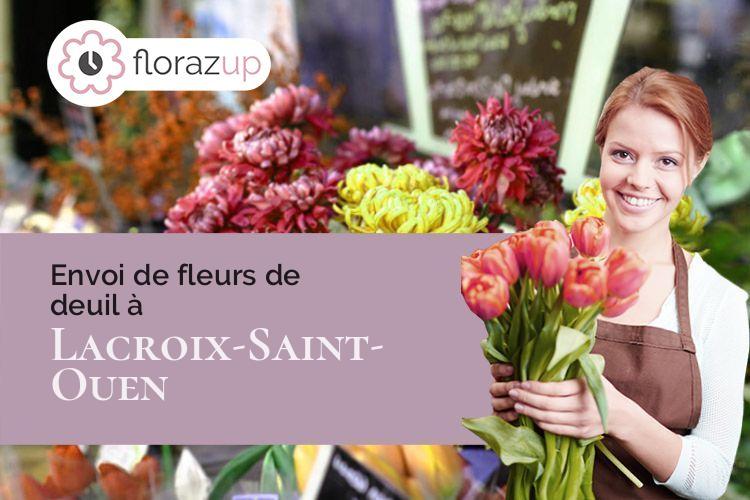 compositions florales pour un décès à Lacroix-Saint-Ouen (Oise/60610)