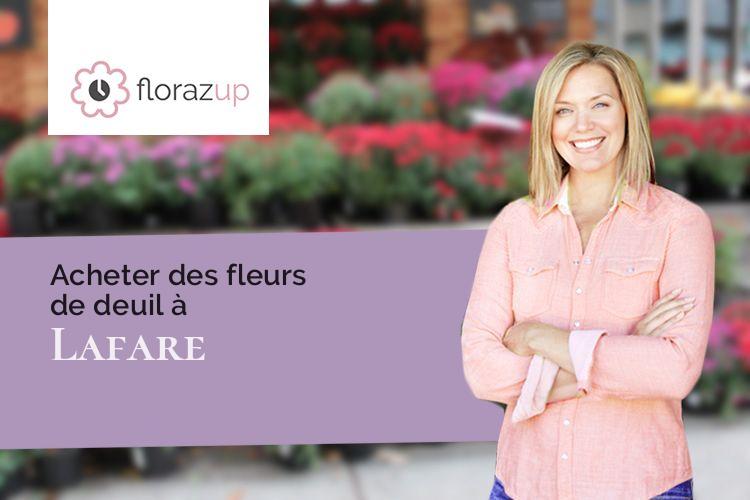 couronnes florales pour un deuil à Lafare (Vaucluse/84190)