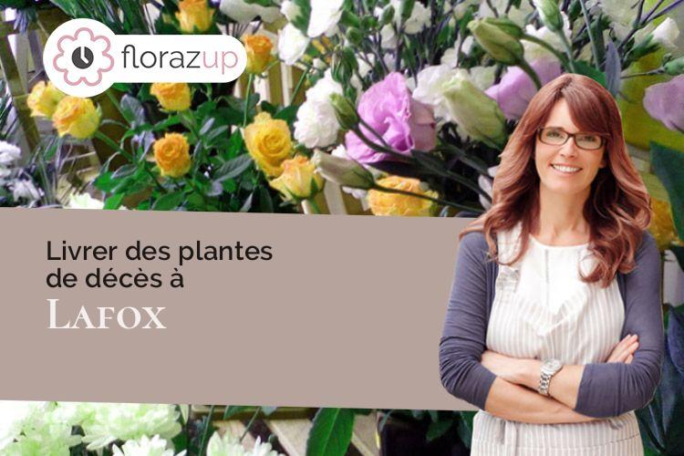 compositions de fleurs pour un enterrement à Lafox (Lot-et-Garonne/47240)