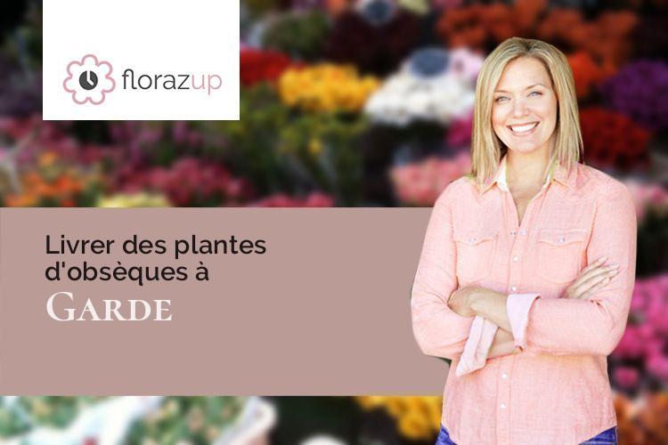 croix de fleurs pour un deuil à Garde (Gers/32700)