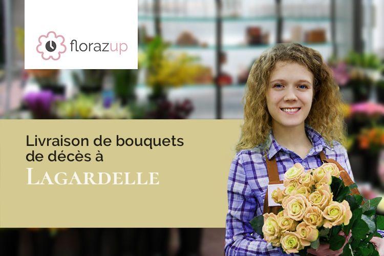 fleurs deuil pour des obsèques à Lagardelle (Lot/46220)