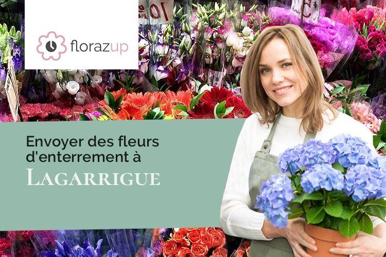 fleurs deuil pour un décès à Lagarrigue (Lot-et-Garonne/47190)