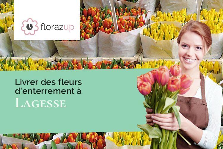 bouquets de fleurs pour des obsèques à Lagesse (Aube/10210)