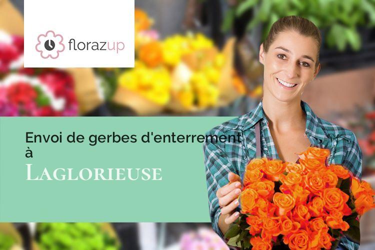 couronnes florales pour une crémation à Laglorieuse (Landes/40090)