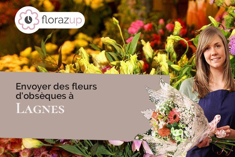 créations florales pour des funérailles à Lagnes (Vaucluse/84800)