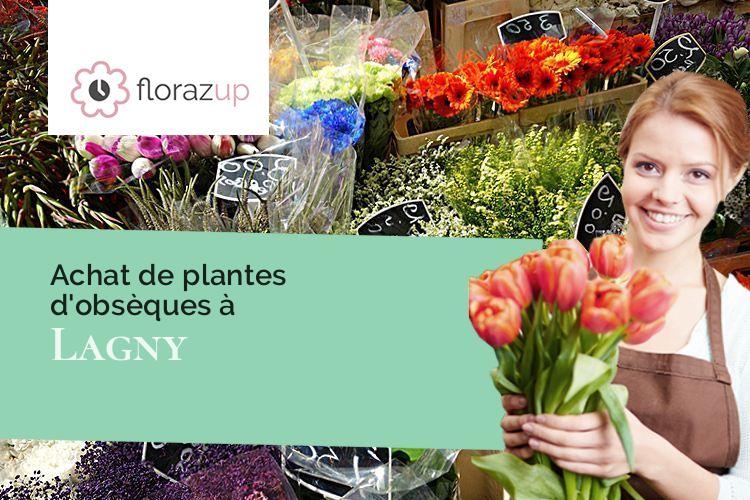 créations florales pour un décès à Lagny (Oise/60310)