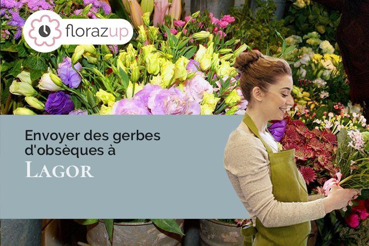 bouquets de fleurs pour un deuil à Lagor (Pyrénées-Atlantiques/64150)