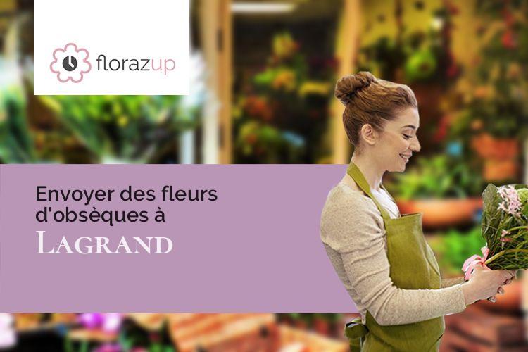 créations florales pour un enterrement à Lagrand (Hautes-Alpes/05300)